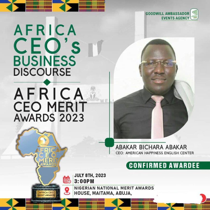 Un autre succès pour le fondateur d'American Happiness Academy : Lauréat du prix du "Meilleur CEO Africain" Un autre succès pour le fondateur d'American Happiness Academy : Lauréat du prix du "Meilleur CEO Africain"