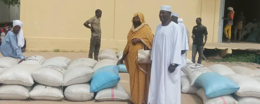 Tchad : plus de 600 sacs de vivres offerts aux ménages vulnérables à Abéché