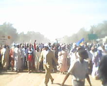 Tchad : Grande marche de soutien à l'armée à Am Timan