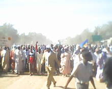 Tchad : Grande marche de soutien à l'armée à Am Timan Tchad : Grande marche de soutien à l'armée à Am Timan