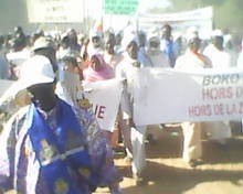 Tchad : Grande marche de soutien à l'armée à Am Timan Tchad : Grande marche de soutien à l'armée à Am Timan