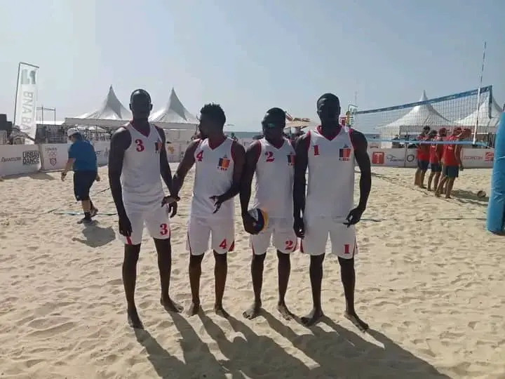 Beach volley : le Tchad perd en 1/4 de finale et se prépare pour le match de classement