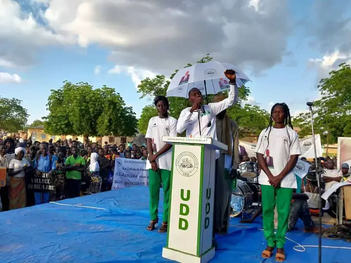 Tchad : Dikbo Hubert mobilise les militants de l'UDD lors d'une cérémonie à Pala