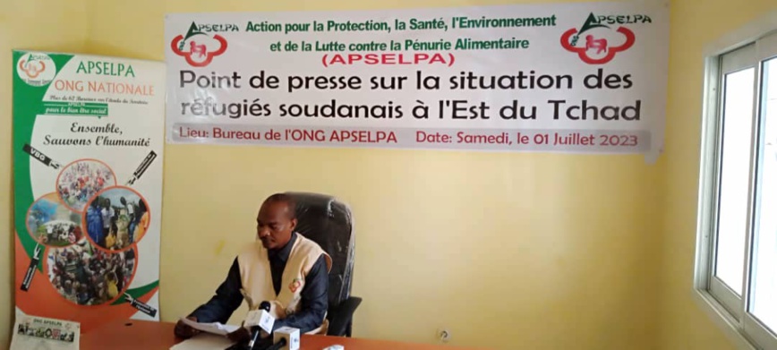 Réfugiés soudanais au Tchad : APSELPA appelle à une semaine de dons volontaires pour soutenir leur cause Réfugiés soudanais au Tchad : APSELPA appelle à une semaine de dons volontaires pour soutenir leur cause