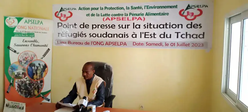 Réfugiés soudanais au Tchad : APSELPA appelle à une semaine de dons volontaires pour soutenir leur cause