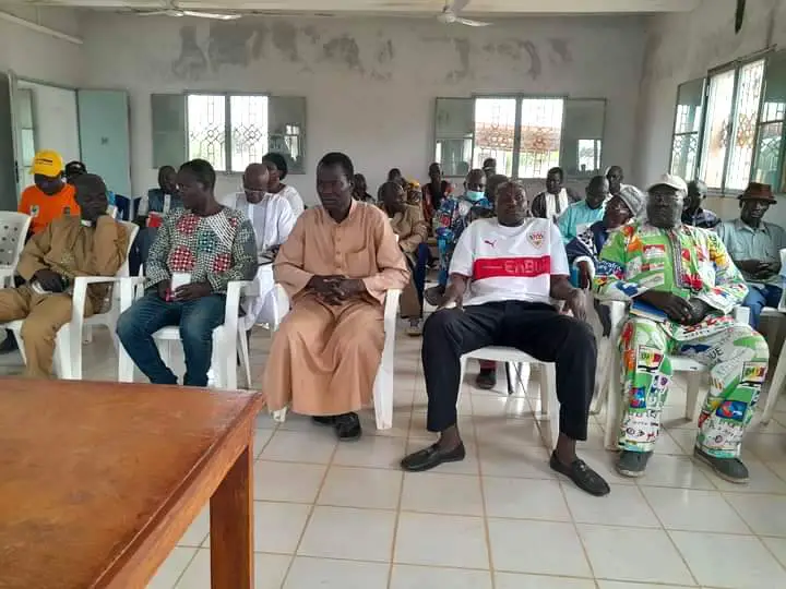 Tchad : le sous-préfet de Bébédjia dirige une réunion pour la campagne de riposte contre la rougeole