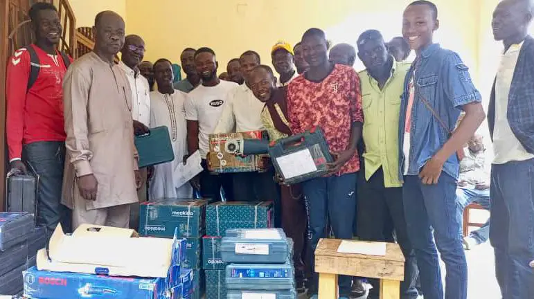 Tchad : remise des matériels et équipements aux maitres artisans de Sarh