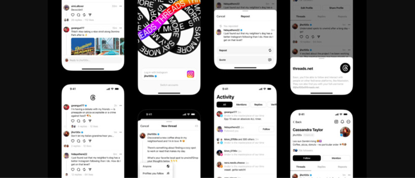 Meta lance Threads, une nouvelle application de conversation écrite Meta lance Threads, une nouvelle application de conversation écrite