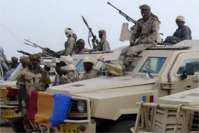 Des soldats tchadiens. Crédit photo : Sources Des soldats tchadiens. Crédit photo : Sources