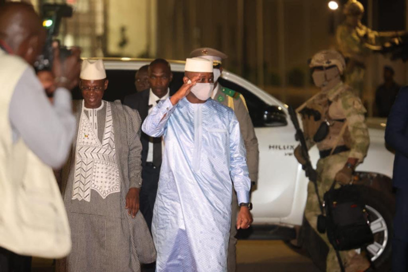 Le président de transition du Mali en route pour la Russie Le président de transition du Mali en route pour la Russie