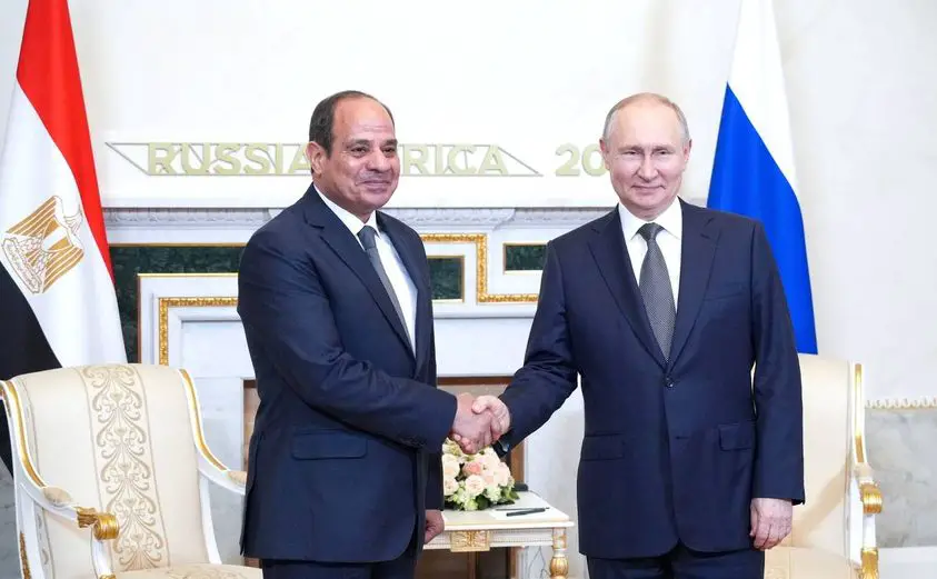 Poutine : « l'Égypte représente 1/3 des échanges commerciaux de la Russie avec l'Afrique »