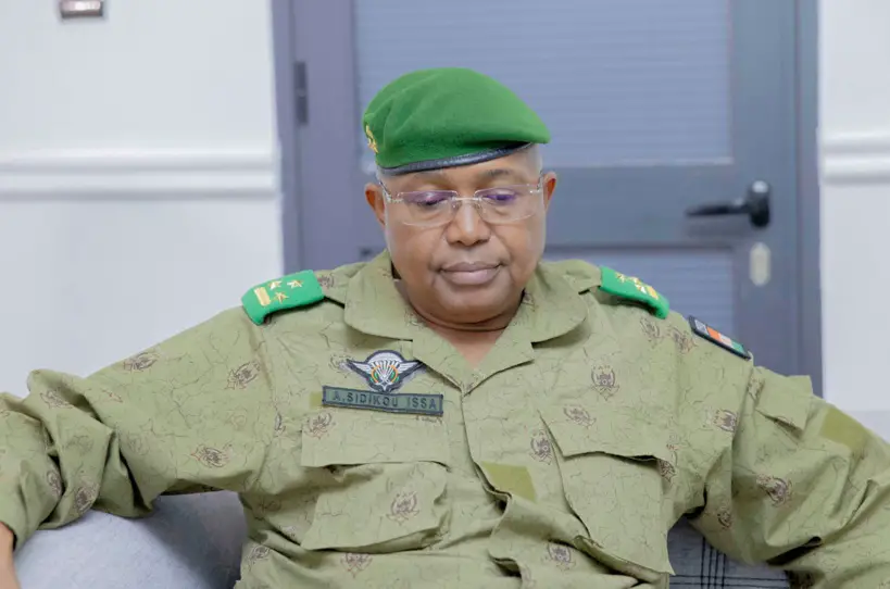 Le Chef d'Etat-Major des armées, le Général de Division ABDOU SIDIKOU ISSA. © DR