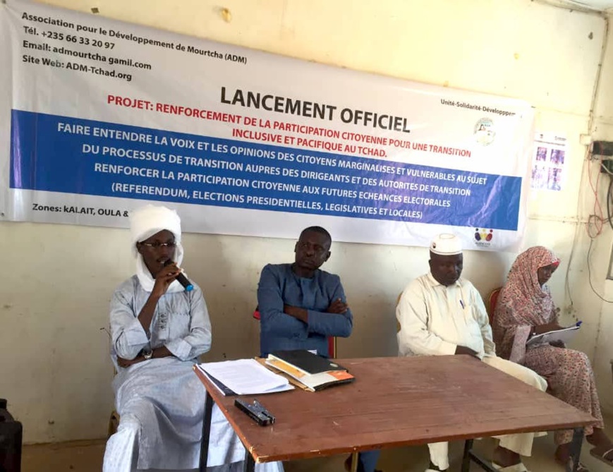 Tchad : un projet de participation citoyenne pour une transition inclusive dans l'Ennedi Ouest Tchad : un projet de participation citoyenne pour une transition inclusive dans l'Ennedi Ouest