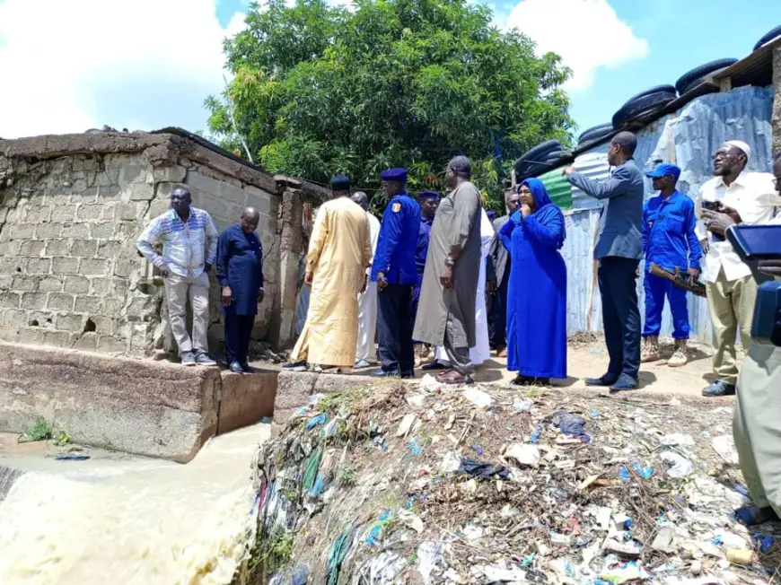 Tchad : la mairie de N’Djamena inspecte les canaux après la pluie