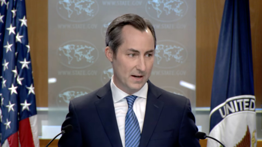 Matthew Miller, porte-parole du département d'État. © DR Matthew Miller, porte-parole du département d'État. © DR