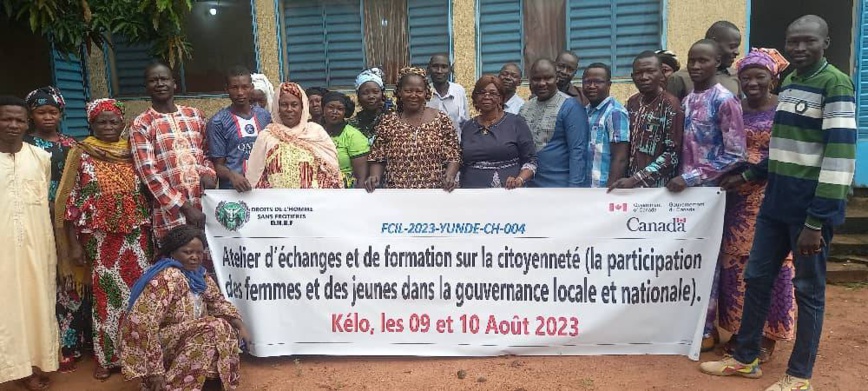 Tchad : DHSF forme des jeunes et femmes à la citoyenneté à Kélo Tchad : DHSF forme des jeunes et femmes à la citoyenneté à Kélo