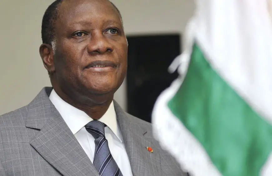 Le président ivoirien Alassane Ouattara. Crédits photo : Sources