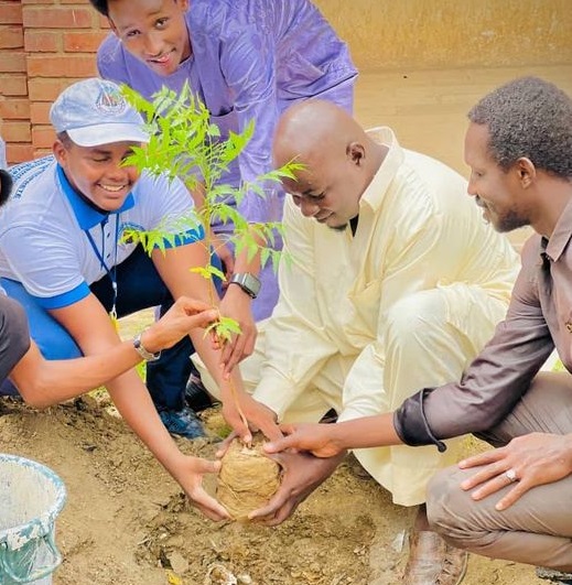 Tchad : l'Association la propriété urbaine a mis en terre des plants au lycée franco-arabe d'Abéché Tchad : l'Association la propriété urbaine a mis en terre des plants au lycée franco-arabe d'Abéché