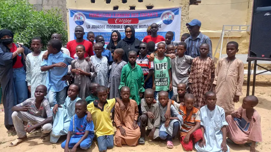 Tchad : "Lumière des Enfants" honore la journée mondiale de l'aide humanitaire avec des actions de solidarité