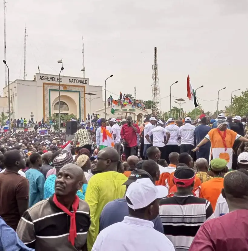 Niger : Manifestation à Niamey en soutien à la junte