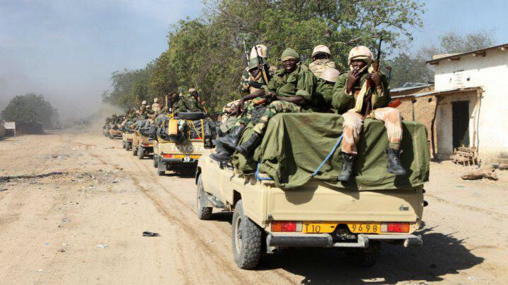 Des soldats tchadiens. Crédit photo : Source