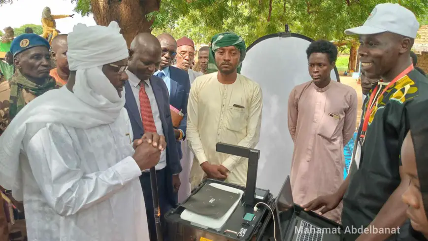Tchad : le gouverneur du Salamat évalue le déroulement de l'enrôlement biométrique