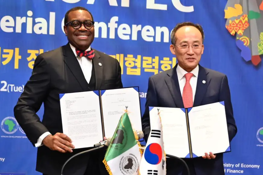 Afrique : la BAD et la Corée signent des accords de dons de 28,6 millions $ pour soutenir le développement