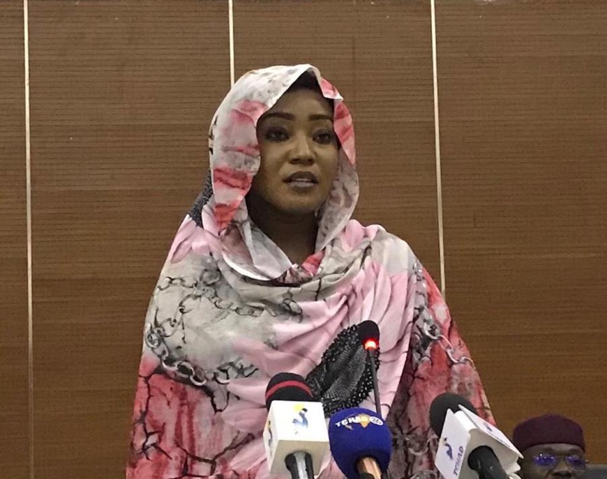 Tchad : la ministre d'État Amina Priscille Longoh fait le bilan de la révision du fichier électoral à N'Djamena Tchad : la ministre d'État Amina Priscille Longoh fait le bilan de la révision du fichier électoral à N'Djamena
