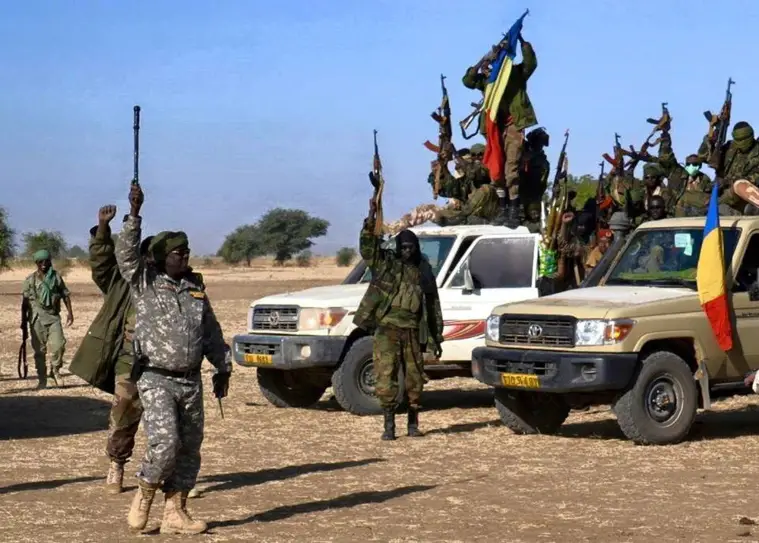 Des soldats tchadiens. Crédits photo : Sources
