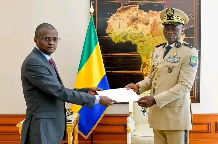 Gabon : rencontre entre le général Brice Clotaire Oligui et le ministre des Finances Tchadien