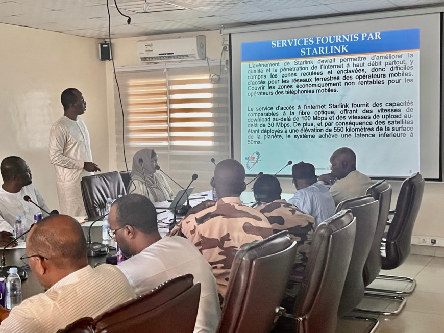 Tchad : l’ARCEP examine la demande de licence d'opérateur satellitaire STARLINK Tchad : l’ARCEP examine la demande de licence d'opérateur satellitaire STARLINK
