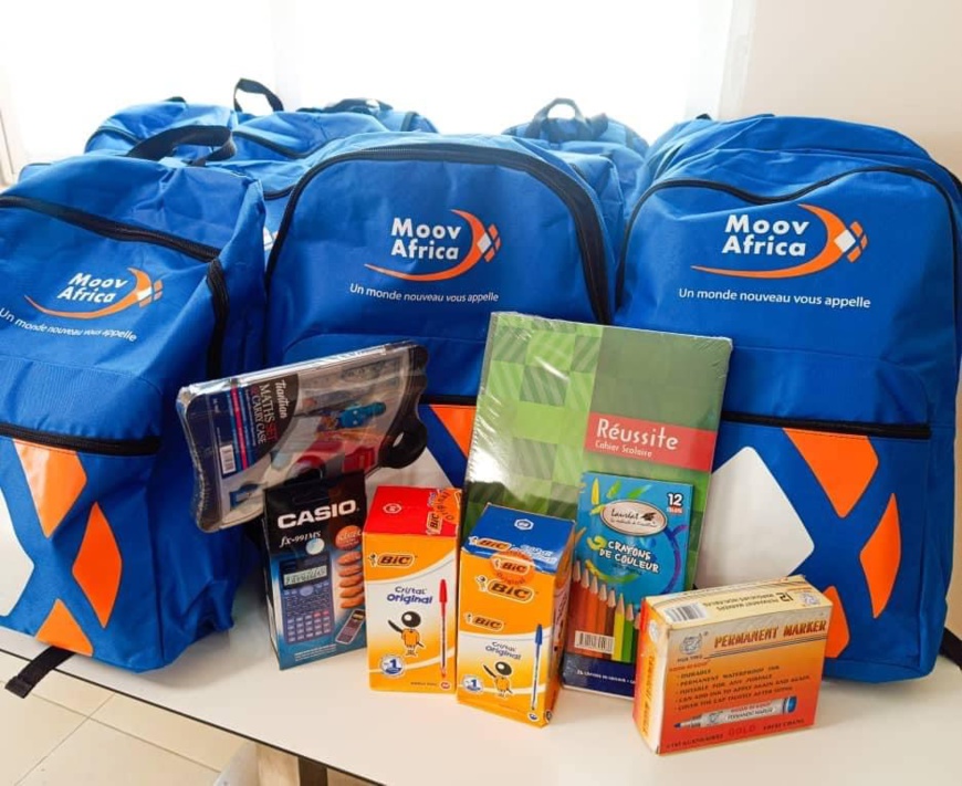 Tchad : Moov Africa récompense les gagnants du QUIZ KITS SCOLAIRES 2023