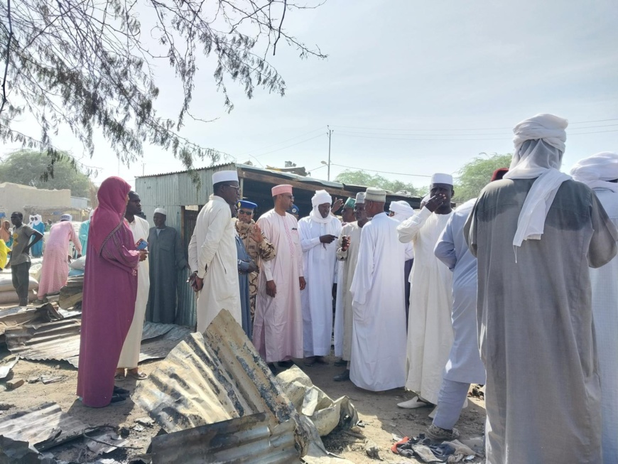 Tchad : les autorités évaluent les dégâts après l’incendie au marché de Mao