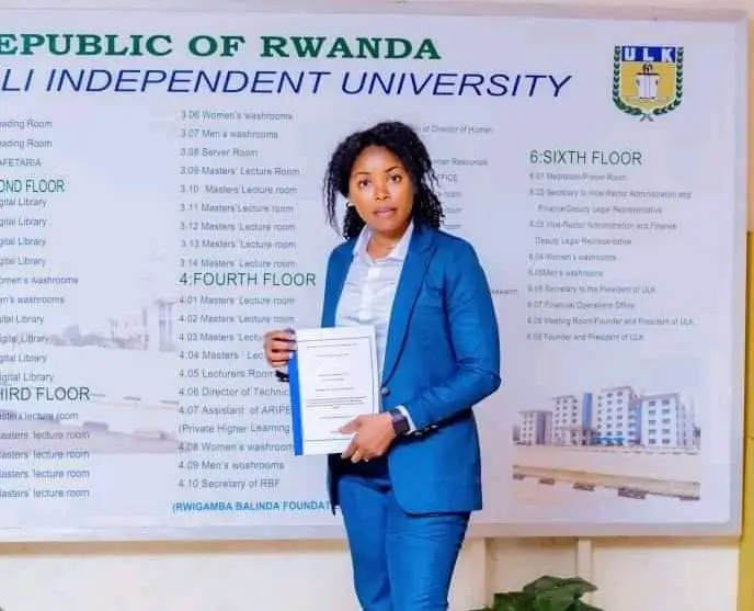 Une étudiante tchadienne brille à l'Université libre de Kigali avec un projet innovant
