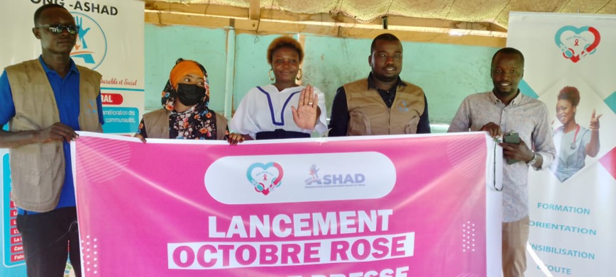 Tchad : ASHAD et Mbâ Madji Leci lancent les activités d'Octobre Rose contre le cancer du sein Tchad : ASHAD et Mbâ Madji Leci lancent les activités d'Octobre Rose contre le cancer du sein