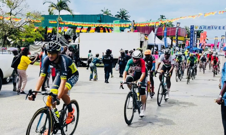 Grand prix cycliste Chantal Biya : le Marocain Achraf Ed Doghmy vainqueur de la première étape Grand prix cycliste Chantal Biya : le Marocain Achraf Ed Doghmy vainqueur de la première étape