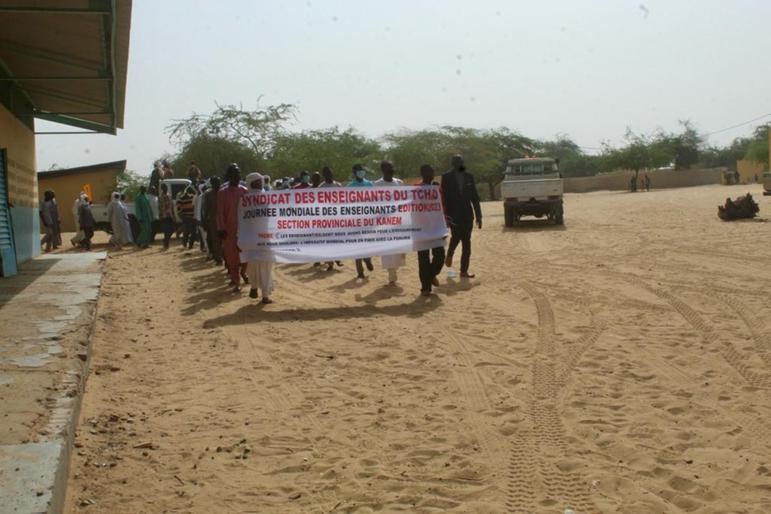 Tchad : les enseignants du Kanem célèbrent leur Journée mondiale avec détermination