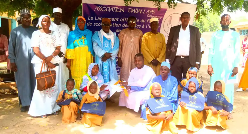 Tchad : "Daballaye" oeuvre pour l'éducation des filles à Linia avec 375 parrainages