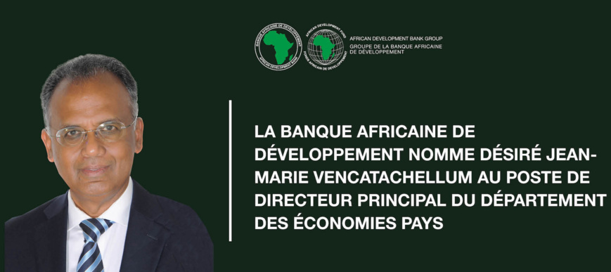 La BAD nomme un directeur principal du Département des économies pays La BAD nomme un directeur principal du Département des économies pays