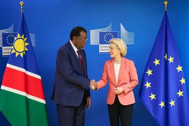EU and Namibia agree on next steps of strategic partnership on sustainable raw materials and green hydrogen
