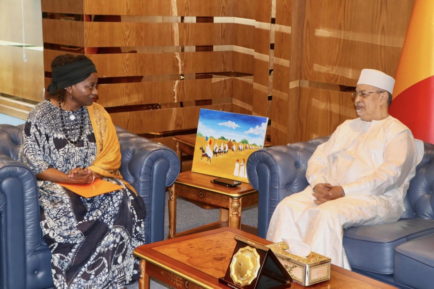 Le Docteur Nathalie Kanem, Directrice Exécutive du Fonds des Nations Unies pour la Population (UNFPA), en visite de travail au Tchad © Service presse MAETECI