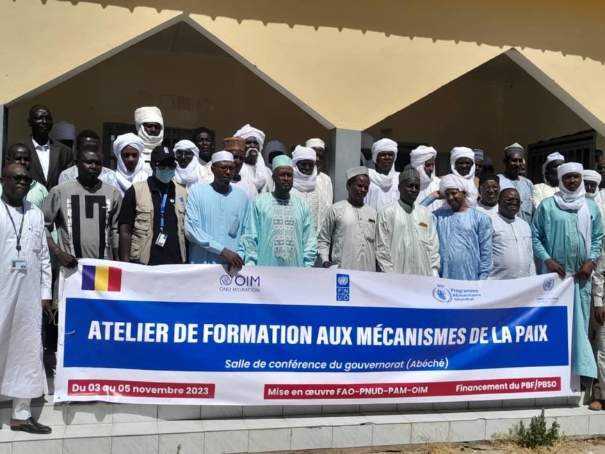 Tchad : 80 leaders traditionnels des trois provinces en formation sur les mécanismes de la paix Tchad : 80 leaders traditionnels des trois provinces en formation sur les mécanismes de la paix