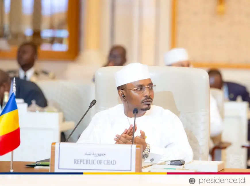 Le président de transition du Tchad, Mahamat Idriss Deby. © DGCOM/PR