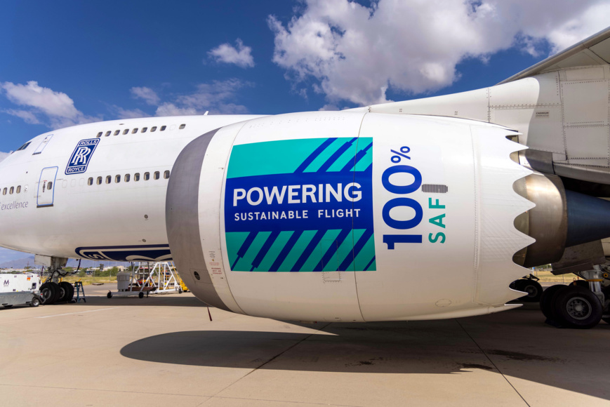 Rolls-Royce successfully completes 100% Sustainable Aviation Fuel test programme Rolls-Royce successfully completes 100% Sustainable Aviation Fuel test programme