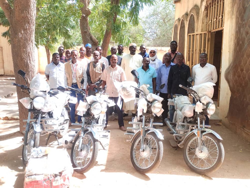 Batha : la GIZ-PROFISEM remet des motocyclettes aux techniciens de l'ANADER et à la DPVC Batha : la GIZ-PROFISEM remet des motocyclettes aux techniciens de l'ANADER et à la DPVC