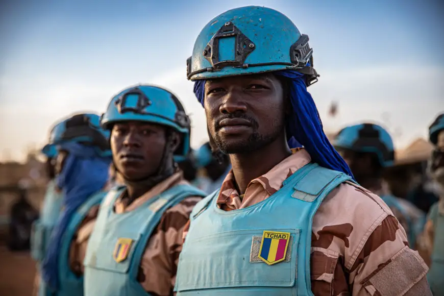 Les troupes tchaidennes de la Minusma au Mali / Images: Minusma