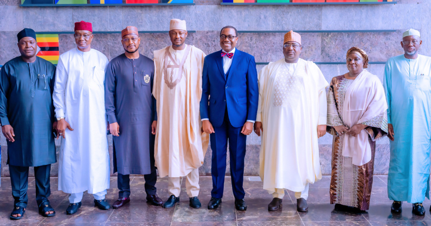 Les gouverneurs de plusieurs États du Nord-Ouest du Nigéria en visite à la BAD pour renforcer la coopération Les gouverneurs de plusieurs États du Nord-Ouest du Nigéria en visite à la BAD pour renforcer la coopération