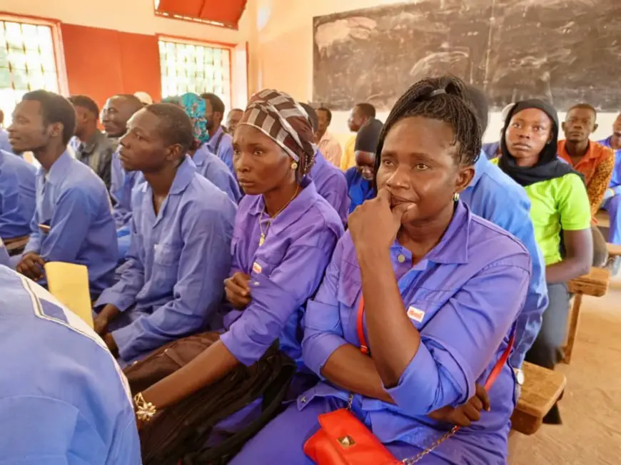 Tchad : 55 jeunes bénéficiaires du projet Bab-Al Amal du Moyen-Chari ont reçu leur parchemin