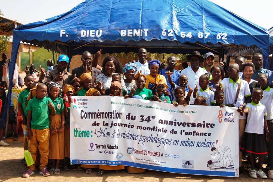 Tchad : la Fondation Dieu Bénit dit "Non à la violence psychologique en milieu scolaire" Tchad : la Fondation Dieu Bénit dit "Non à la violence psychologique en milieu scolaire"