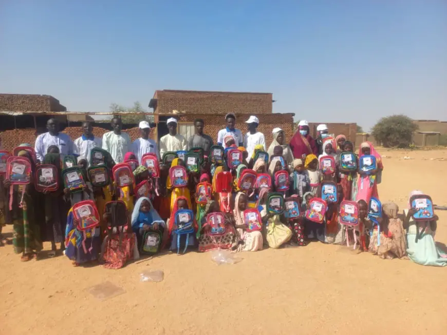 Tchad : l’éducation des filles soutenue à Abéché avec un don de fournitures scolaires